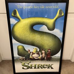 3 Movie Posters With Wooden Frames