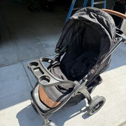 Bravo Primo Trio Travel System Stroller w/ 2 car seat adaptors