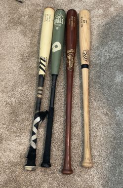 Wood and Metal bats