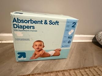 Up & Up Size 2 Diapers 162 Count
