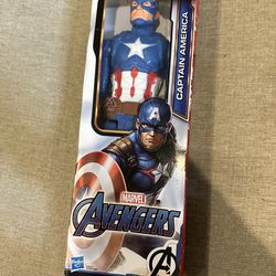 Marvel Avengers Captain America, Titan Hero Series, 12 inch action figure  2019
