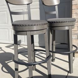2 Bar High Chairs (Living Spaces Store)