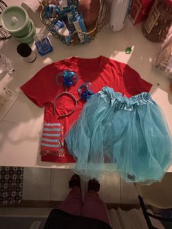 Dr. Seuss Thing 1 Cat In The Hat Halloween Kid Costume