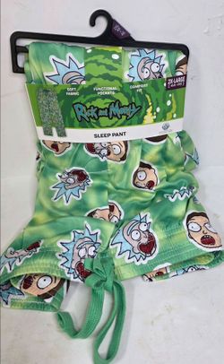 Rick & Morty Cartoon Network Sleep Pants Mens 2XL