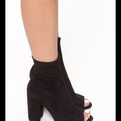 Open Toe Booties Size 11