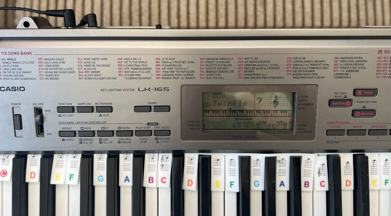 Casio / 61 Keys/ Helps You Play Lots Of Songs/ everything works used well kept located in Hemet