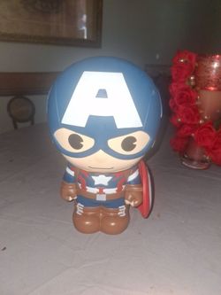 Captain America piggy bank