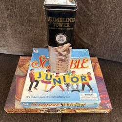 Kid Board Games: Harry Potter, Scrabble, Jumbling Tower