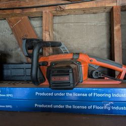 black and decker 18 inch corded electric chainsaw 15 amp 