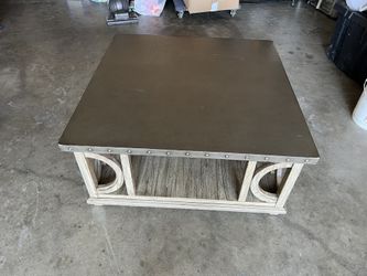 Mesa De Centro De Madera Sólida 