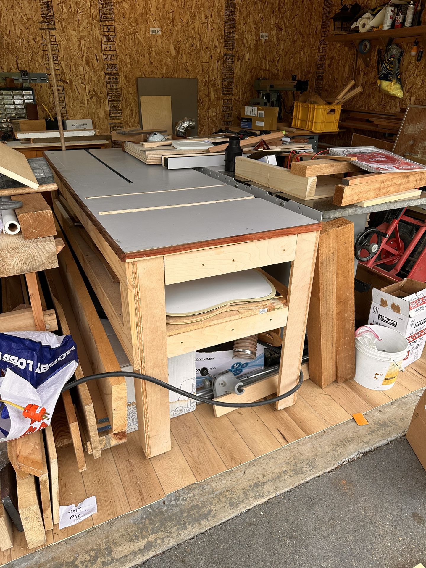 Table Saw Out Feed Table