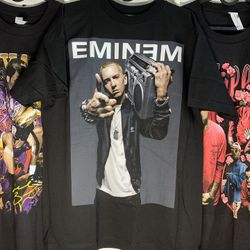 NEW Eminem W/ Boombox Graphic Tee MULTIPLE SIZES