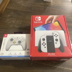 Switch OLED Model HEG - 001 Handheld Console - 64GB - White 