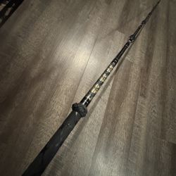 Calstar WC 7’6” Heavy  Custom Like New Jig Stick Salt Water Fishing Rod. 