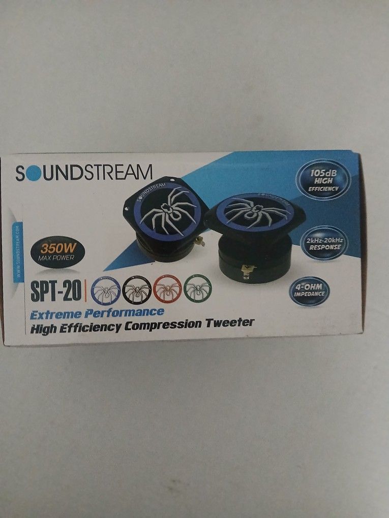 Soundstream High Efficiency Spyder 2" Tweeters Brand New In The Box Firm Price