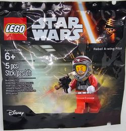 LEGO Star Wars (contact info removed) Rebel A-wing Pilot polybag,