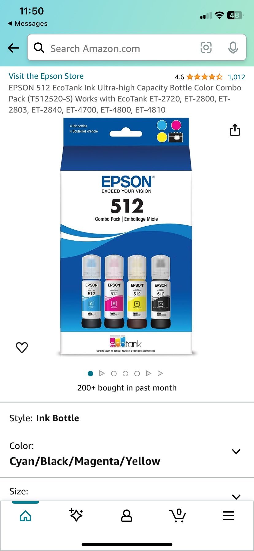 EPSON Printer Ink Eco Tank