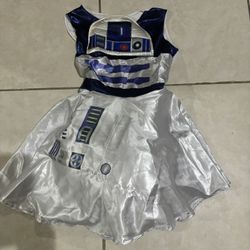Star Wars r2d2 dress Halloween costume kids xl