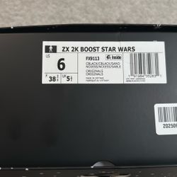 Sz6 Adidas Boost Star Wars 