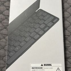 Logitech KEYS-to-GO 2 Portable Bluetooth Tablet Keyboard, Built In Cover Graphite 