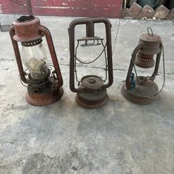 Three Antique Lanterns 