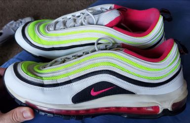 •○●☆▪︎《《Used Mens Nike Airmax 97 Volt Pink Size 13》》•○●☆▪︎