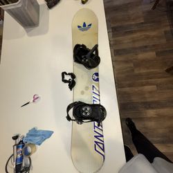Snowboards TM adult 150 CM Santa Cruz snowboard w/ Burton Bindings vintage 1990’s  