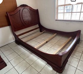 Queen bed frame, solid wood