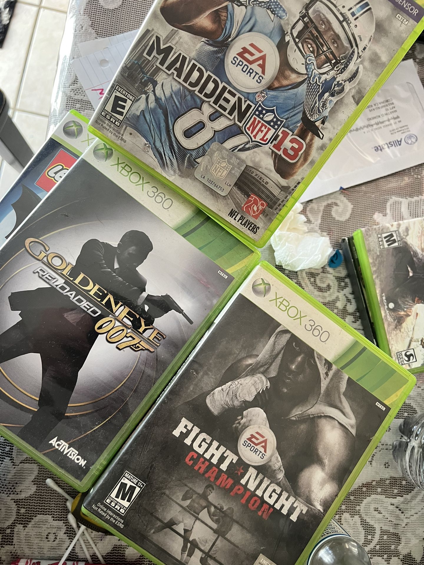 Xbox 360 Games Lot