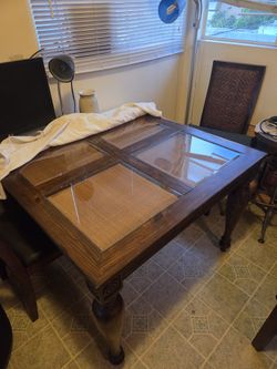 Dining Table And Two Chairs