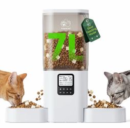 Smart Pet Feeder with 2 bowls