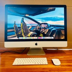 APPLE IMAC 27” 5K 2019 3.7GHz 6CORE i5 16GB RAM 500GB Radeon Pro 580X 8GB VRAM