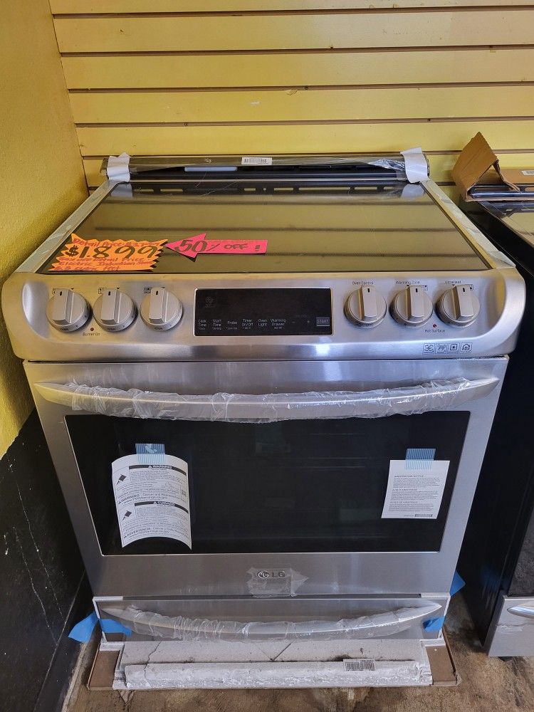 Electric 220v 🔌 LG Slide In Induction Infrared Heating Pro Bake