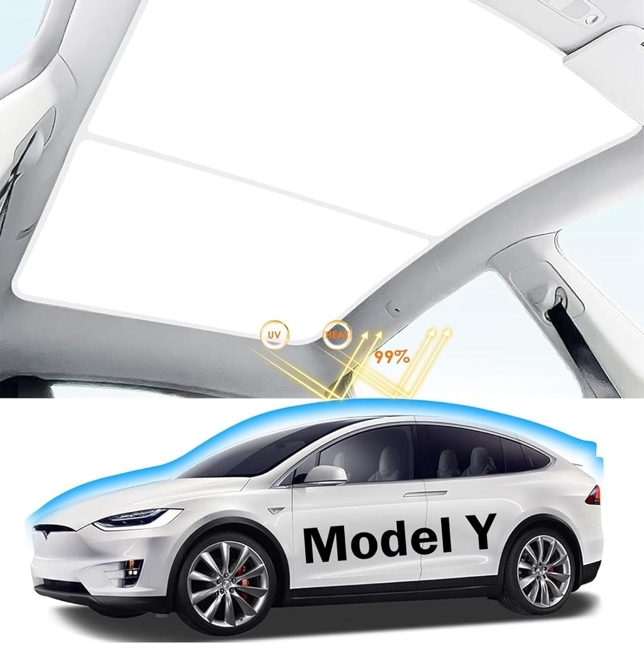 2020-2024 Tesla Model Y Sunroof Sunshade Retail $60