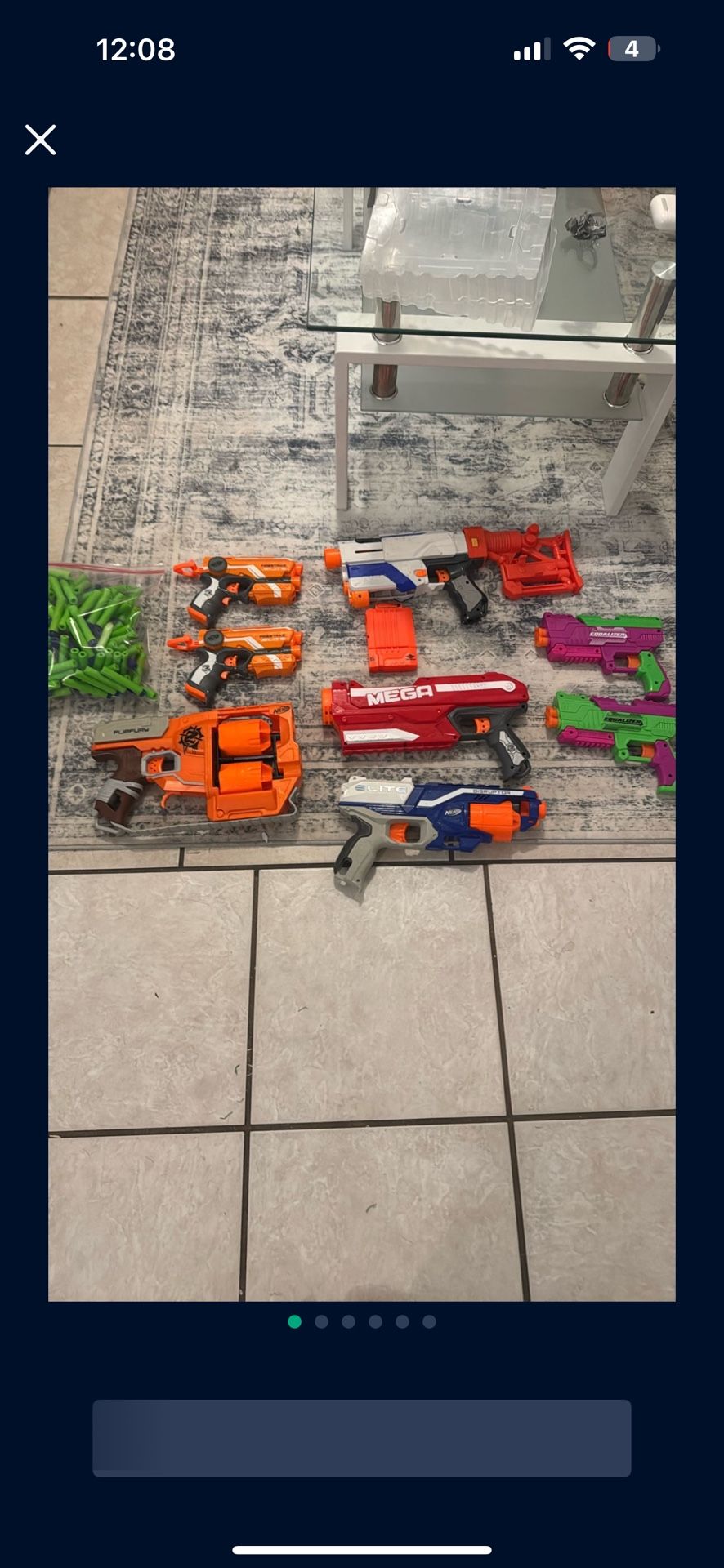 Nerf Gun+Nerf Bullets Collection (145 Nerf Darts)