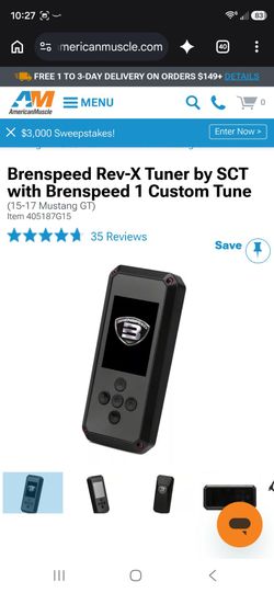Brenspeed Rev-X Tuner by SCT with Custom Tune for 2015-2017 Mustang