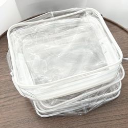 $10 for Clear Toiletry/Cosmetic Bags (4)