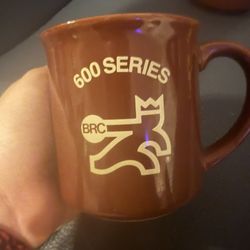 vintage Brunswick 600 Series BRC ceramic bowling award mug