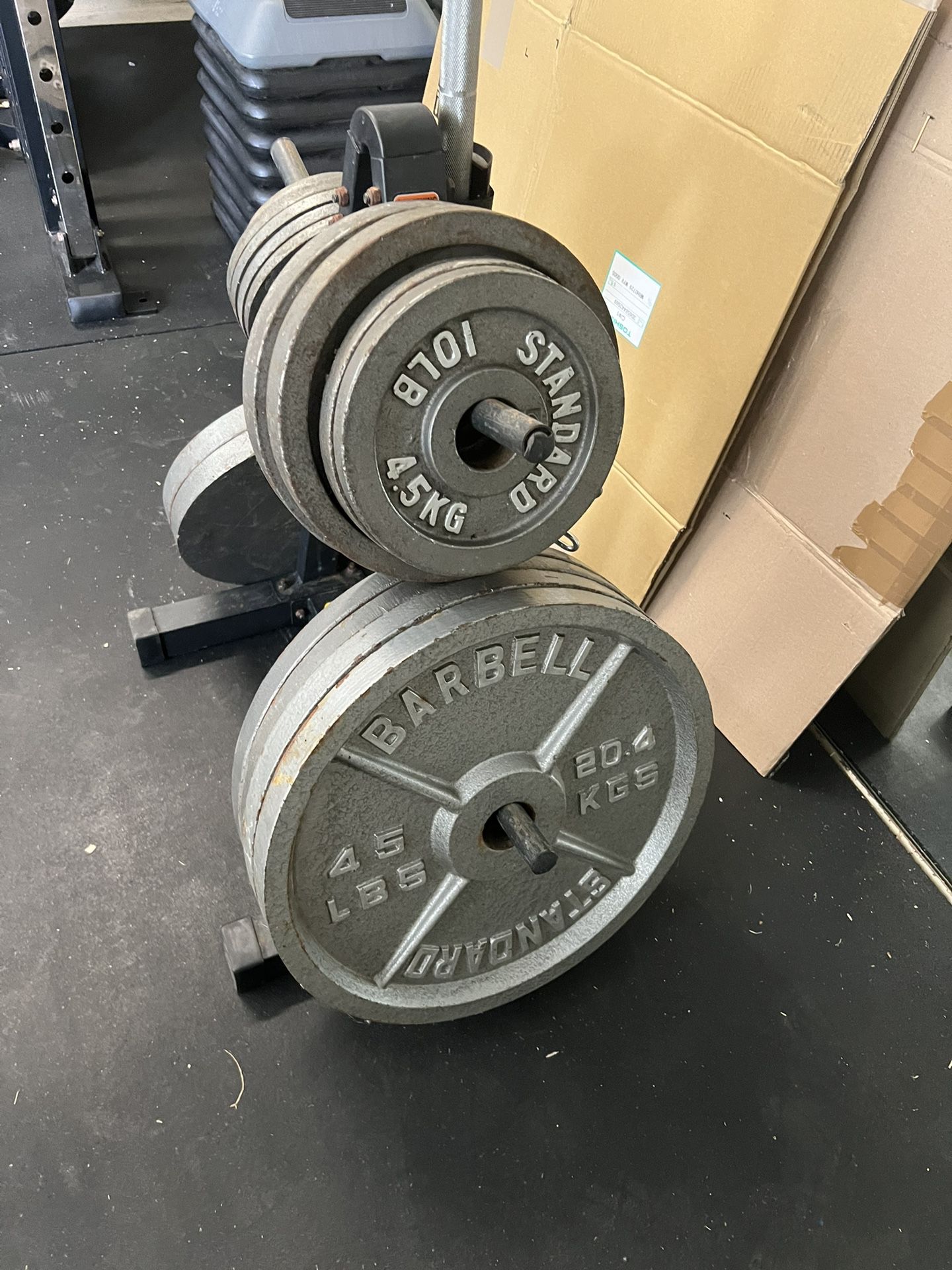 Weights For Weight Bench- Barbell And Weight Stand 