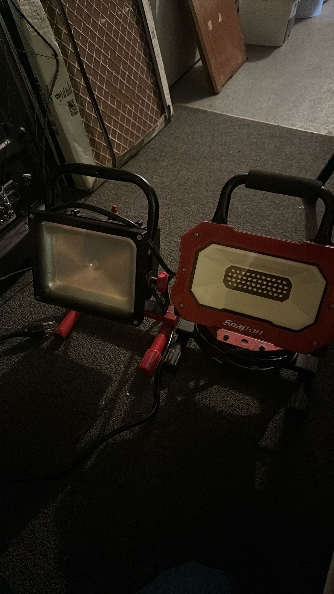 Two Flood Light Husky And Snap On