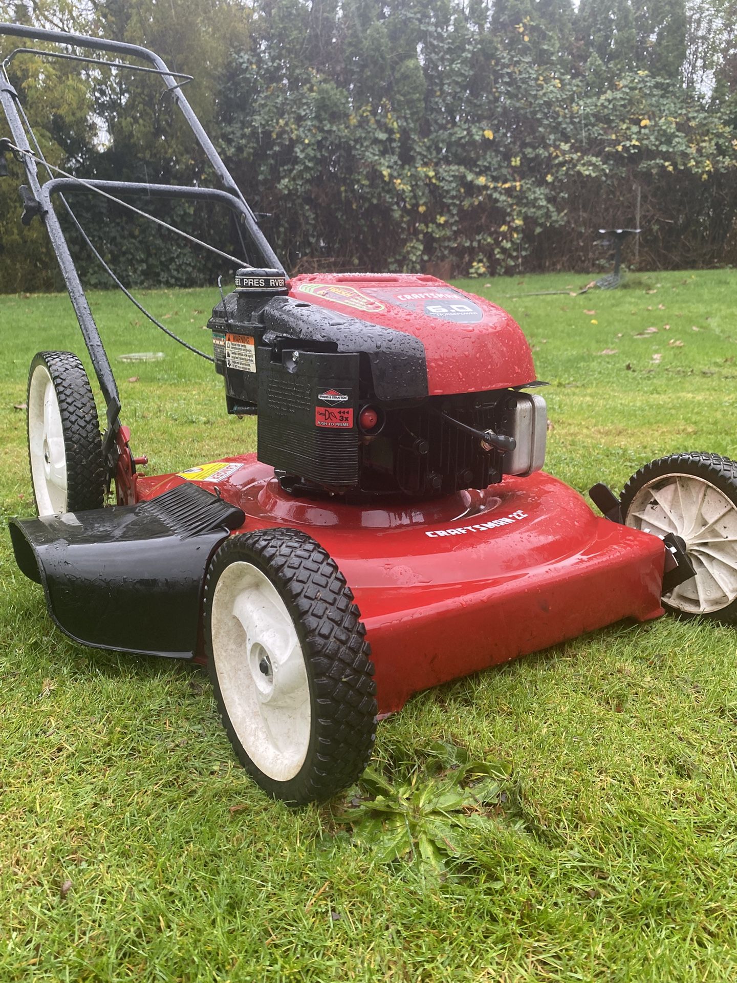 Craftsman High Wheel Push Lawn Mower