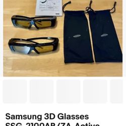 Samsung 3D Glasses SSG-2100AB/ZA Active - Pair - 