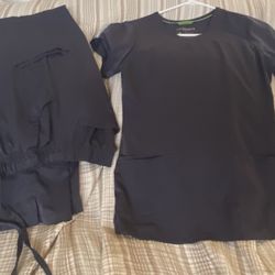 Gently Used Healing hands XS Gray Scrub Set