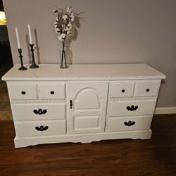 Beautiful Off White Dresser