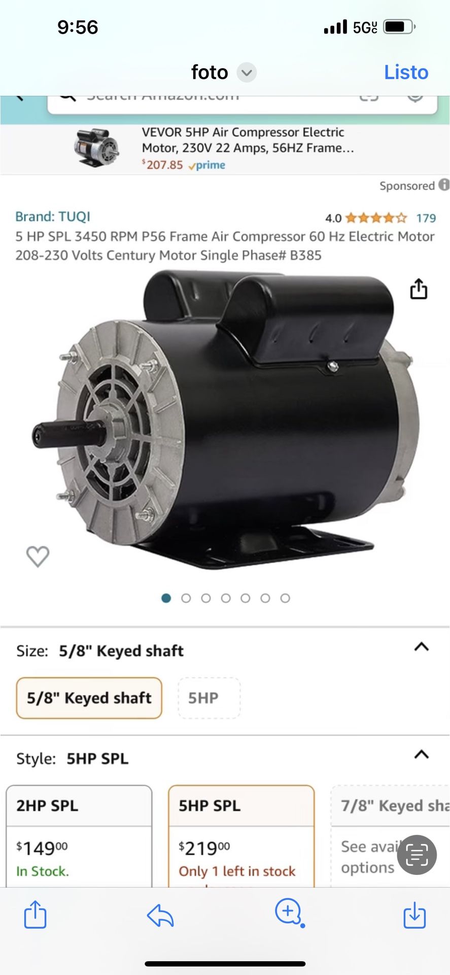 AIR COMPRESSOR DUTY MOTOR for Sale in Long Beach, CA OfferUp