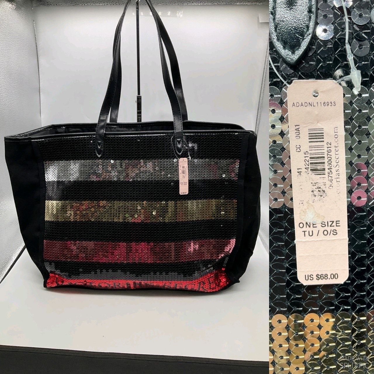 NWT VICTORIAS SECRET SEQUINS TOTE for Sale in Los Angeles, CA - OfferUp