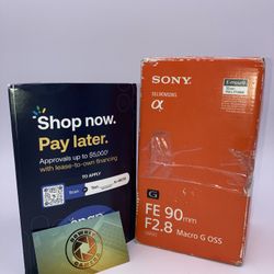 Sony FE 90mm F2.8 Macro GOSS Preowned 