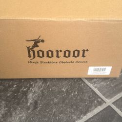 HOOROOR ninja Slackline Obstacle Course NIB