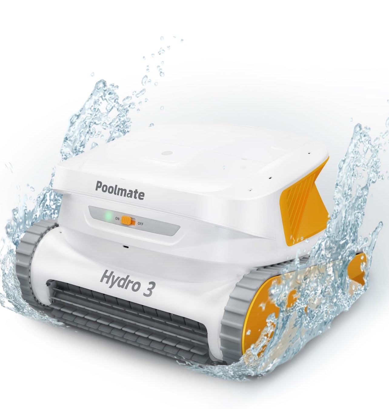 Poolmate Hydro 3 Cordless Pool Vacuum for Inground Pools, Pool Vacuum Robot, Robotic Pool Cleaner for above Ground Pools, Support Various Water Types,