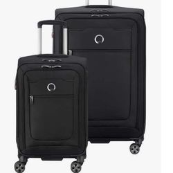 DELSEY PARIS Cruise 3.0 Softside Expandable Luggage, BLACK, 2 Piece Se